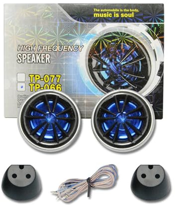 HINAYOSAN Lot de 2 tweeters de modification automobile pour klaxon de voiture 150 W pour systèmes haut-parleurs aigus installation facile voiture