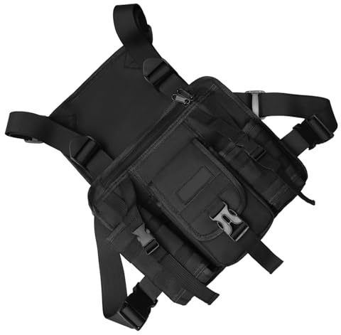 Equipos Tácticos para Pecho Bolsa Deportiva Fundas Multifuncionales Chaleco Arnés Práctico Acampar Bolsa Deportiva De Gran Capacidad Aire Libre Fundas Equipos Tácticos Arnés
