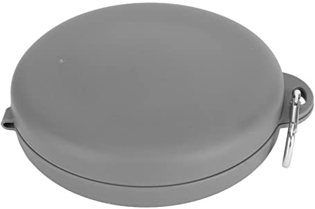 Asixxsix Cuencos para Perros, sin BPA, Silicona de Grado Alimenticio 2 en 1, Diseño Expandible, Cuencos para Perros de Viaje, Cuenco Plegable para con Base Antideslizante a Prueba de Fugas para
