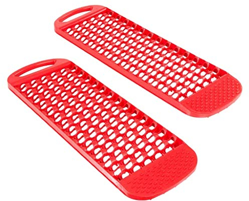 Tubayia 2 Stück rutschfest Gripmatte Anfahrhilfe Antirutschmatte für Auto, Wohnmobil, Pkw