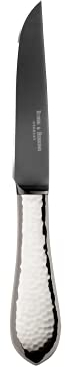 Robbe & Berking Martelé Steakmesser Frozen Black (925 Sterlingsilber)