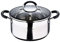 MasterPro Foodies - Cacerola de 5L, 24 x 12 cm, Acero Inoxidable, Revestimiento Antiadherente, Mango ergonómico, Apto para toda tipo de cocinas incluido inducción, Libre de tóxicos Olla