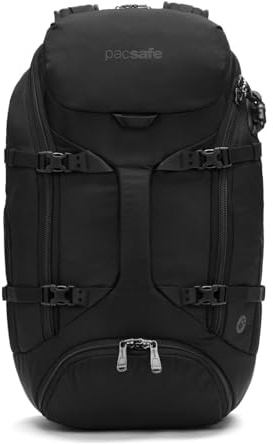 Pacsafe Men's Venturesafe Exp35 Anti Theft Travel Backpack, Black, One Size
