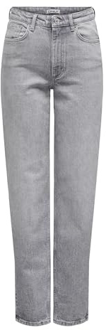 ONLY Jeans ONLJUICY pour Femme, Taille Haute, Taille Haute, Medium Grey Denim, 25W / 30L