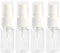 IRYNA 4Pcs 10 ml Spray Bottles, Mini Travel Bottles Refillable Perfume Atomiser Bottle Glass Mist Empty Bottle for Travel