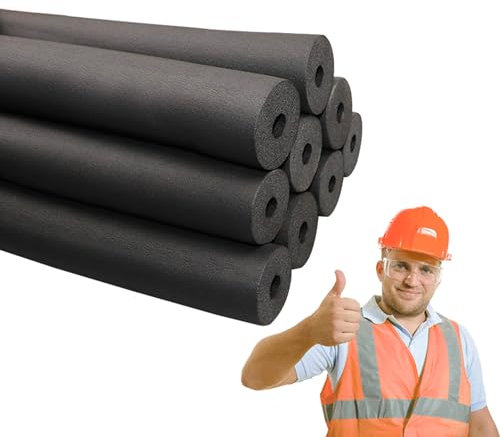 Tube D'isolation De Tuyau, 1.7/1.8m Longueur, 6/13/16/20/25/32 Diamètre Intérieur, 9/15/20mm Épaisseur, Isolation Tuyaux Mousse, Protection Solaire, Thermique Pour Tube Climatisation ( Taille : 25mmx9