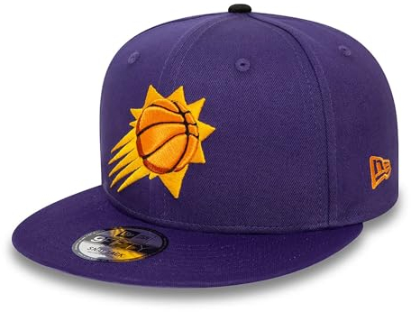 New Era NBA 9FIFTY - Cappellino posteriore con logo Phoenix Suns viola, viola., Medium-Large
