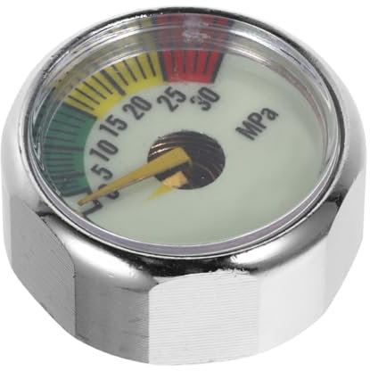 Toddmomy 30m Manomètre Étanche pour Bouteille De Plongée Jauge De Profondeur Affichage Lumineux pour Lecture Facile Plongée