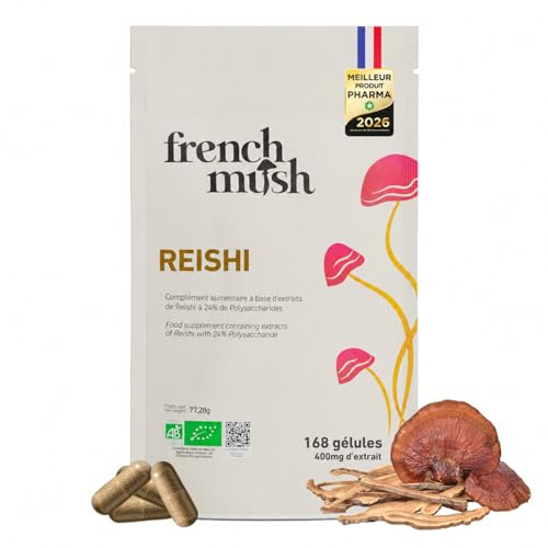 French Mush Reishi Bio - 168 Capsule Vegane