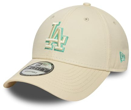New Era Los Angeles Dodgers 9Forty Cap Beige Neon Outline - One-Size