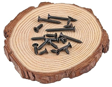 TOPBATHY 100piezas Tornillos Autorroscantes Clavos Paneles Yeso Roscadores Avellanados Cruz Cabeza Plana Color