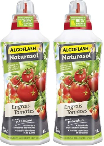 Algoflash NATURASOL Engrais Liquide Tomates 1 L, UAB, ALBIOTOM1 (Lot de 2)