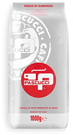 Caffè Pascucci | Caffe In Grani Per Macchina Espresso Moka Caffettiera Caffe Filtro Miscela Dek Decaffeinato Tostatura Scura 1 Kg Chicchi Torrefatti