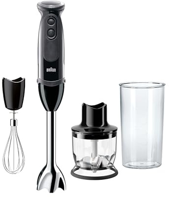 Braun MQ5025 Hand Blender Multiquick Vario, MQ5025, Black