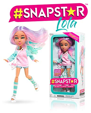 Snapstar YL30003 Lola Fashion Puppe, 25 cm, Rosa