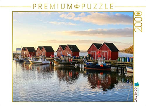 CALVENDO Puzzle Fischereihafen Boltenhagen 2000 Teile Lege-Größe 90 x 67 cm Foto-Puzzle Bild von UDO Haafke