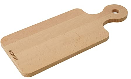 Fackelmann 31103 Planche à découper rectangle, Planche à pain, Bois certifié FSC, 35 x 15 cm