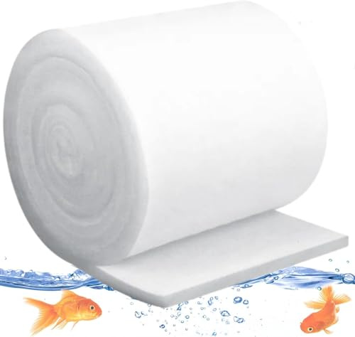 MUYYIKA Filtro de Espuma para Acuario 1M Filtro de Espuma para Acuario Filtros de Espuma Adhesivos para Acuario Espesado Medios de Filtro Bioquímico Espuma de Filtración para Acuario Acuario Estanque