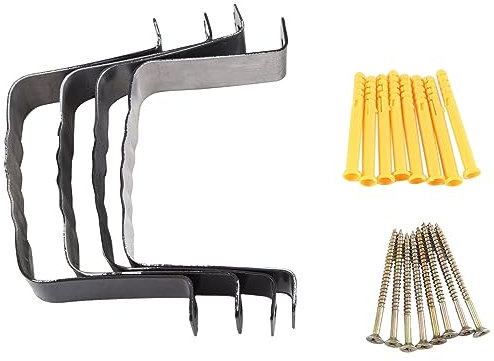 Kznifmk Fallrohradapter Rinne Fallrohrband 3X4 Vorfachband 3X4 (4Er Pack) (Schwarz)