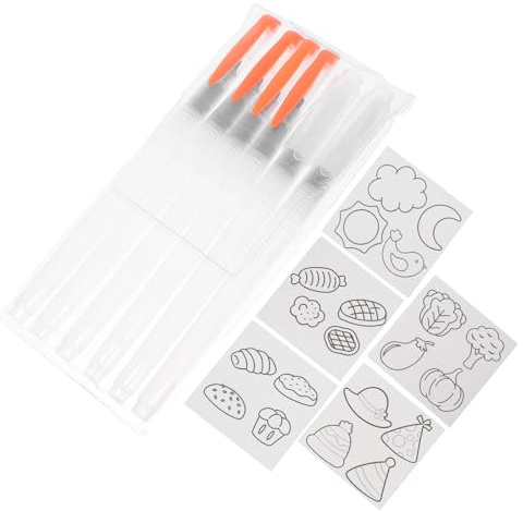 SMASOLO Éponges à Peindre Papier Texturé Mousse Kit de Dessin pour Garçon Fille avec Stylo et Éponge Extensible pour Loisirs Créatifs et Projets Art