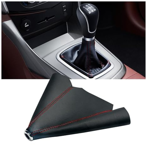 Soufflet Levier de Vitesse pour Voiture, pour Renault Grand Scenic IV (R9) 2016-2021 2022 2023 2024 2025 Housse de Vitesse accessoire spécifique En Cuir PU pour Voiture,A