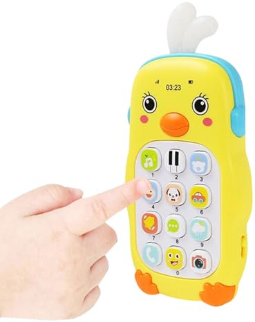 Leksakstelefon Låtsasmobiltelefon Med Och Ljud | Tidiga Lärandeleksaker För Pojkar Och Flickor Förskola Kindergarten Klassrum Lekrum Bil Barnstol Födelsedag Semester