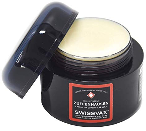 SWISSVAX Zuffenhausen Premium Wachs für Porsche mit 40% Vol. Carnauba erzeugt perfekt strahlenden Tiefenglanz, 50 ml