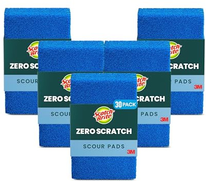 Scotch-Brite Scour pad, Stainless Steel, Blue
