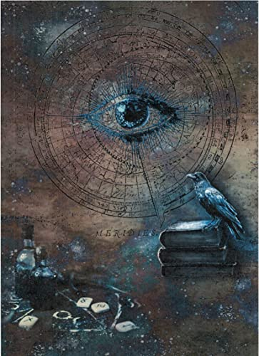 Zita`s Creative Reispapier A3 - Meridies. Motiv-Strohseide, Strohseidenpapier, Decoupage Papier