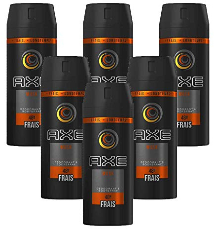 6 x Axe Musk Deodorant Bodyspray je 150ml Moschus for men ohne Aluminium