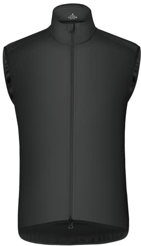 CEROTIPOLAR Club Fit Men's Thermal Fleece Cycling Vest for Bike Biking,Rain-Wind Proof Cycle Outwear
