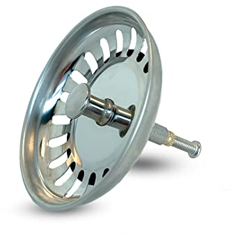 MINISMUS Höhenverstellbarer Waschbecken - Siebkörbchen Abflussstopfen Edelstahl Waschbeckenstöpsel Waschbeckensieb – Sieb Stöpsel Abfluss Küche Spüle Abflussstopfen Küchenspüle (79 mm)