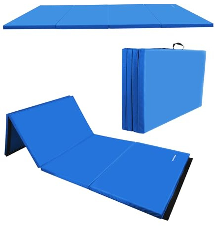 BalanceFrom 6x4 Feet 4-Panel Folding Gymnastics Mat ā 2-Inch Thick Pad