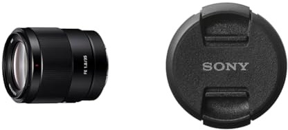Sony SEL35F18F FE 35mm F1.8 large-aperture wide-angle prime lens & LCF72S.SYH Lens Cap for 72mm Diameter Lenses - Black