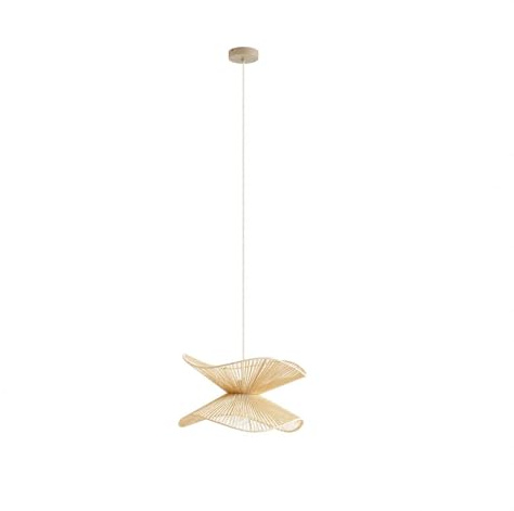 Lindby Pendelleuchte Valdorin (Modern) in Creme aus Papier (1 flammig, E27) - Deckenlampe Esstischlampe Hängelampe Hängeleuchte Schlafzimmerleuchte