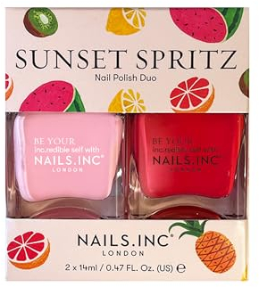 Nails.INC Sunset Spritz Nail Polish Duo
