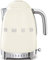 Jug Kettle, LED Display, 7 Temperature Settings, Acoustic Alarm, 3KW, 1.7L, Cream