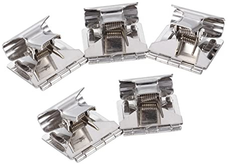 PLAFOPE 5pièces Clips Porte-étiquettes Métal pour Supermarché Support Étiquettes Prix Pratique pour Magasins Et Expositions