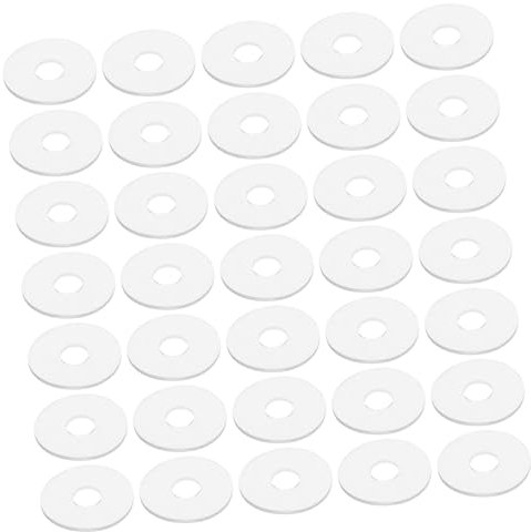 STOBAZA 50piezas Juntas Planas Transparentes Arandelas De Vinilo Para Reemplazo De Juntas De Ducha