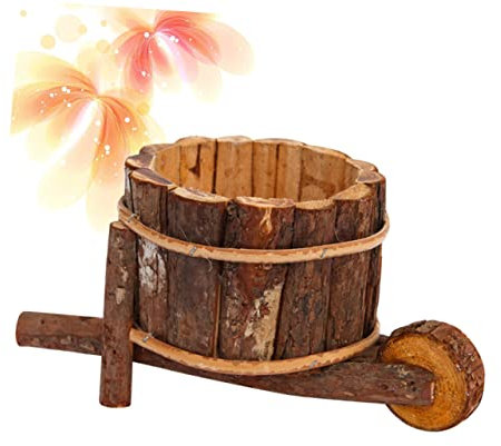 COOPHYA Legno Di Forma Di Contenitore Per Piante Decorativo Ornamentale Per Adatto Per Piccole Piante Carnose e Artificiali