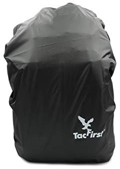 TacFirst Skyddsöverdrag för ryggsäckar [vattenavvisande, skyddar mot regn, damm, smuts och solljus tillgänglig], svart, 35 L, Regnskydd