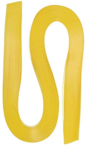 PATIKIL Quilling Strisce Carta 120pz 1/8(3mm) 54cm Origami Carta Quilling Striscia per Arte Fai-da-Te Mano Artigianato Natale Limone Giallo