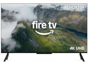 Amazon Fire TV 55 4-Series (newest model), 4K Ultra HD smart TV with Alexa Remote, HDR10+, fast processor, Dolby Audio, Ambient Experience, free and live TV, find shows faster with Alexa+