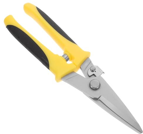 DOITOOL Cortador De Chapa Metálica Tijeras Que Ahorran Trabajo Cortador De Chapa De Hierro Tijeras Para Metálica Uso Trabajos De Hojalatero Material De Acero Inoxidable