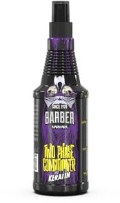 BARBER MARMARA Two Phase Conditioner Uomo | Leave in Hair Care Men | Anti Spliss | Profumo per capelli | Spray districante | Leave in condizionatore spray Men (250 ml, n. 1 cheratina)
