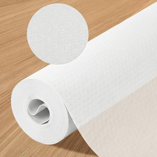 Gykutix Rivestimento per cassetti da cucina, Inserti per Cassetti da Cucina 30cmx500cm, Tappetino Protettivo per Mobili, Tappetino per Cassetti non Adesivo, Eva Trasparente per Mobili (30X500cm) (B)