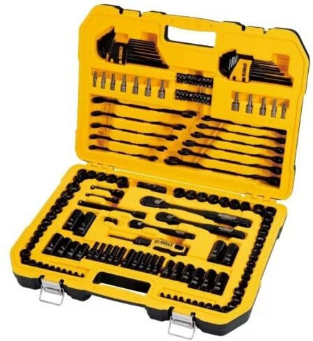 DEWALT Mechanics Set Tool Kit Spanner Socket Ratchet Set 184pc DWMT45184-1 (70307018)
