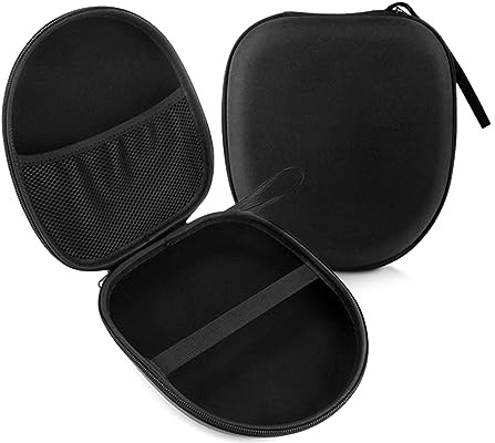 XBERSTAR Fodral hårt skal stor bärande hörlurar fodral/headset resväska för Sony MDR-100AP/XB650BT hörlursväska (svart)