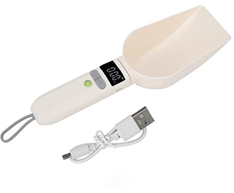 lyrlody Cucchiaio misuratore elettronico con funzione di pesatura, bilancia digitale per ingredienti secchi e liquidi, qualità alimentare, alta precisione, rimovibile per cucina e caffetteria