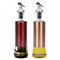 Regal Trunk Oil and Vinegar Dispenser Bottles - Set of 2, 29x7.5 cm - Glass Oil Bottles for Kitchen - Stainless Steel Container - Modern Kitchen Essentials - Convenient Storage - 300 ml, (Orange-Red)